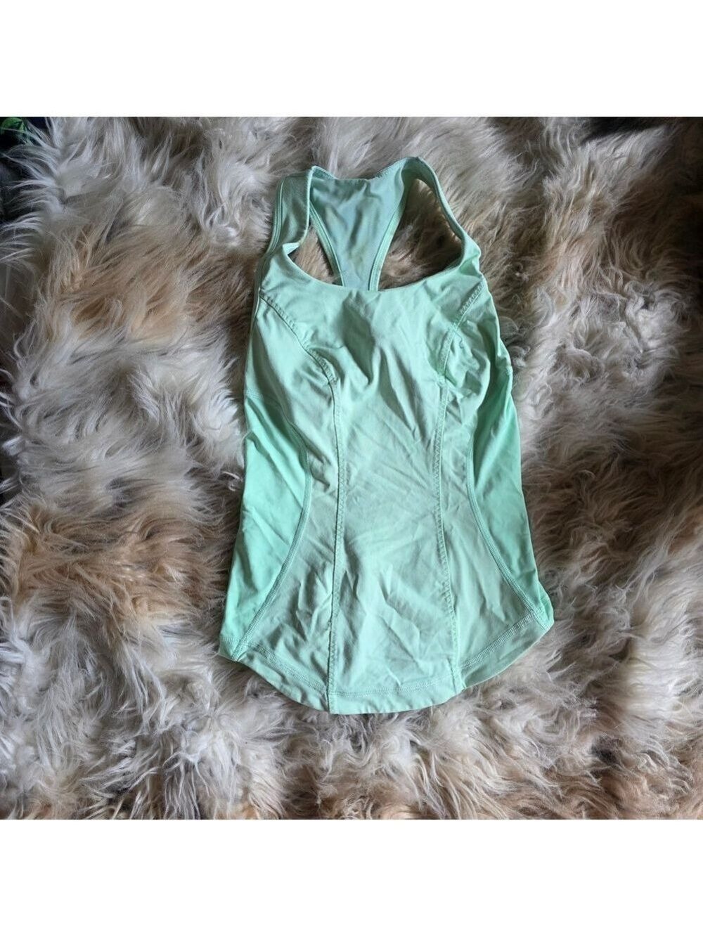Lululemon Athletica Mint Green Racerback Tank Top